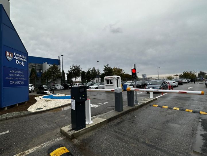 Noul sistem smart parking al Aeroportului Internaţional Craiova  este o soluție 100% românească de control și eficientizare a traficului