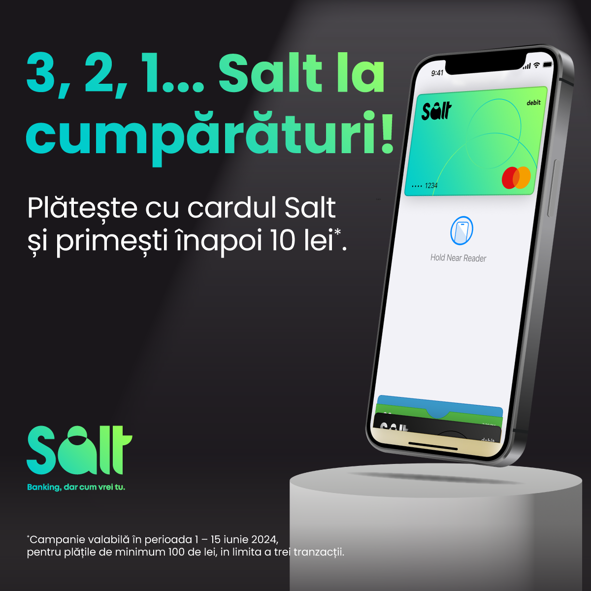 Salt la cumpărături! Beneficii suplimentare pentru cardurile Salt