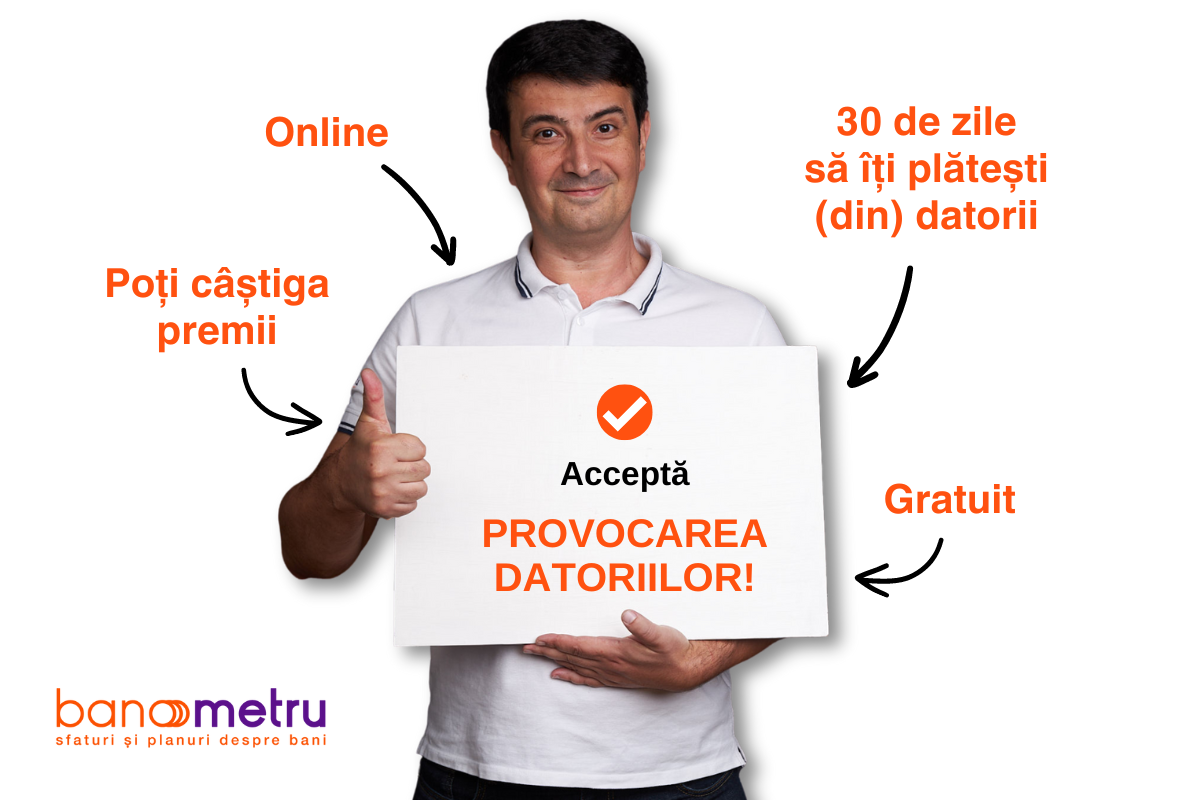 Banometru lansează Provocarea Datoriilor – program online, gratuit și personalizat pentru echilibrarea datoriilor