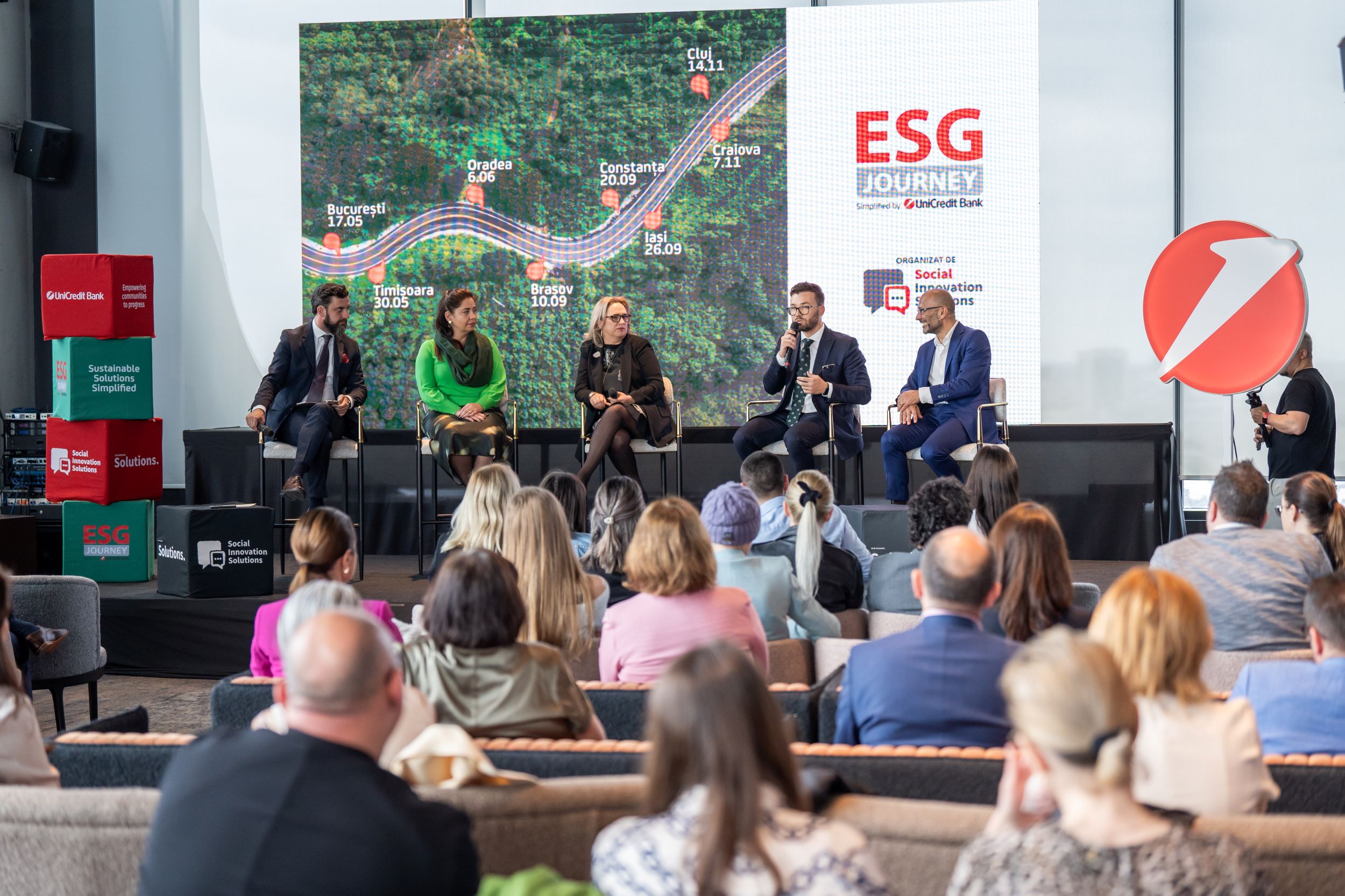 UniCredit Bank și Social Innovation Solutions continuă seria de evenimente ESG Journey în alte 5 orașe