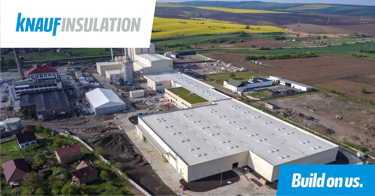 Knauf Insulation a finalizat faza de construcție și tehnologizare a fabricii de 140 de milioane euro de la Târnăveni