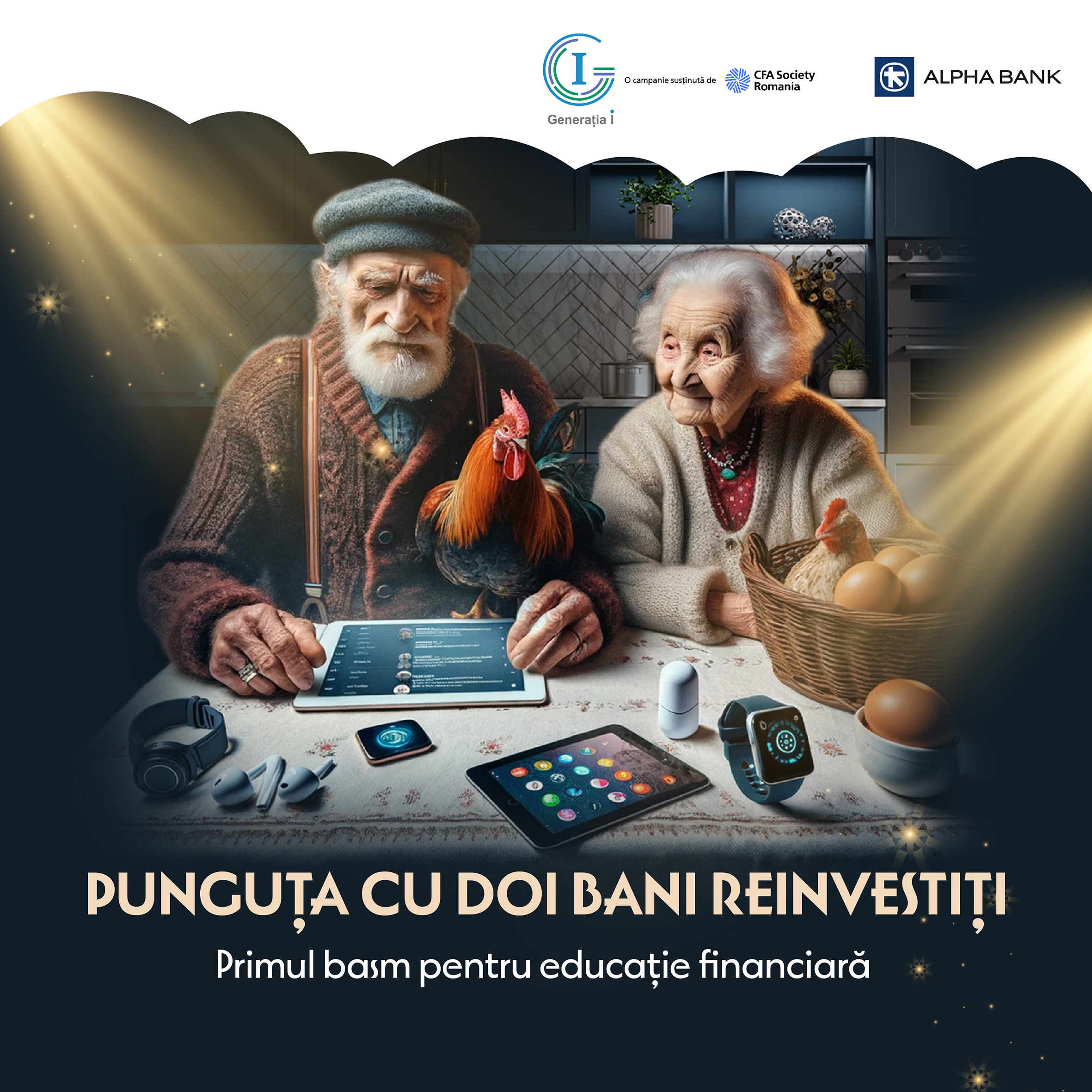 Asociația CFA România și Alpha Bank lansează primul basm de educație financiară