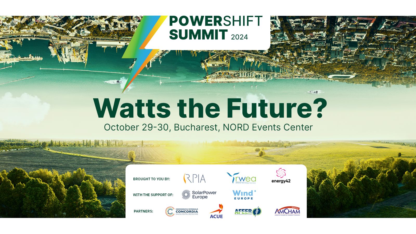 Power Shift Summit, cel mai important eveniment al industriei energiei din surse regenerabile, în 29 și 30 octombrie, la București