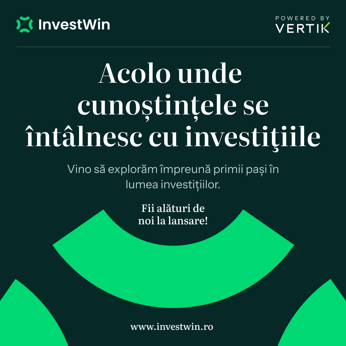 InvestWin.ro: Noua platformă despre investiții, lansată de VERTIK