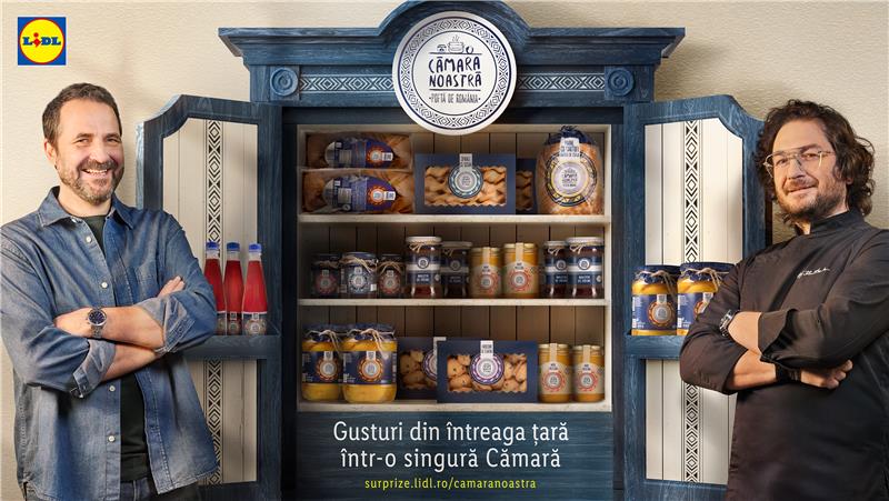 Gusturi din întreaga țară într-o singură Cămară – o nouă campanie lansată de Lidl România și MullenLowe România pentru produsele Cămara Noastră